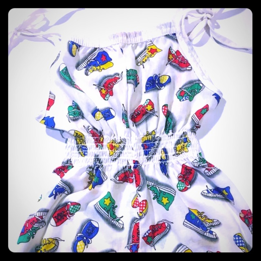 🌀Vintage Sneaker Romper🌀